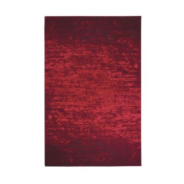 tapis moderne camaieu rouge decoway
