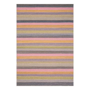 tapis multicolore flatweave - ligne pure