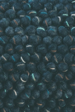 tapis cobble bleu - brink&campaman