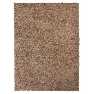 tapis shaggy beige 4cm flair rugs