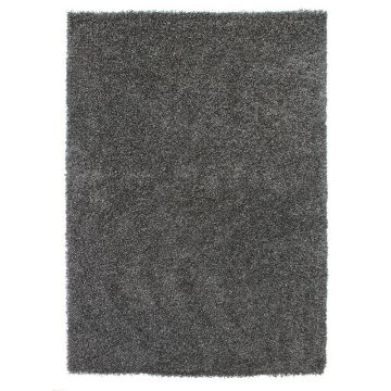 tapis shaggy noir 4cm flair rugs