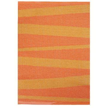 tapis de couloir are zébré orange sofie sjostrom design