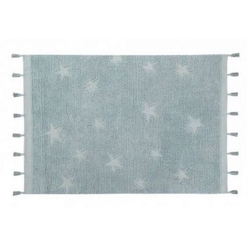 tapis lavable stars aqua 120x175 - lorena canals
