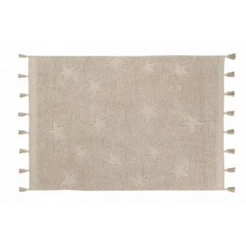 tapis lavable stars natural 120x175 - lorena canals
