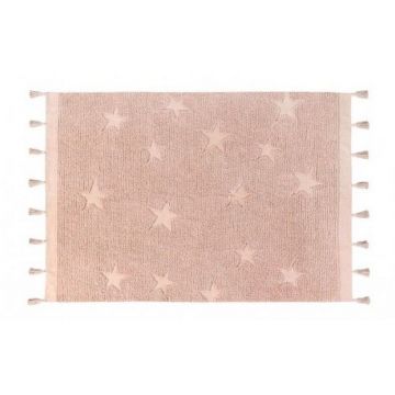 tapis lavable stars vintage nude 120x175 - lorena canals