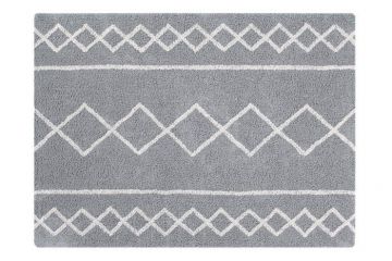 tapis lavable oasis naturel - gris