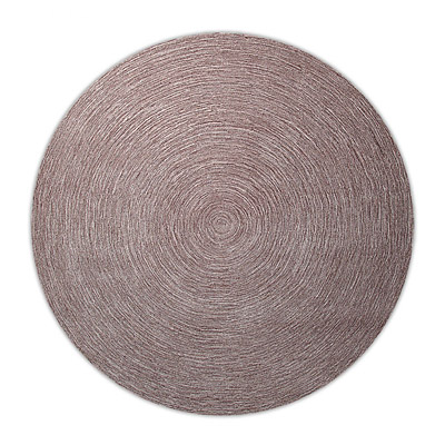 tapis rond moderne taupe esprit home colour in motion