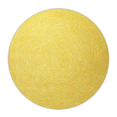tapis rond moderne jaune esprit home colour in motion
