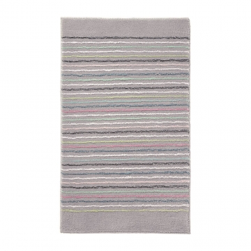 tapis de bain gris esprit home cool stripes