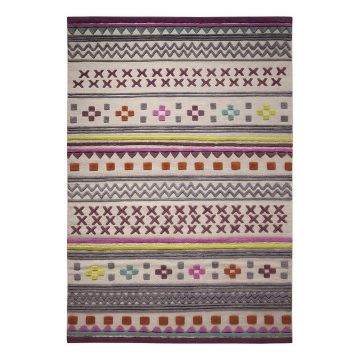 tapis ethnic chic moderne multicolore