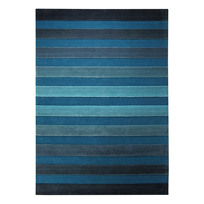 tapis moderne cross walk bleu esprit home