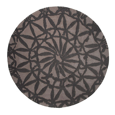 tapis rond oriental lounge taupe esprit home