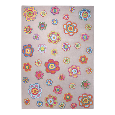 tapis back to flower power sable esprit home