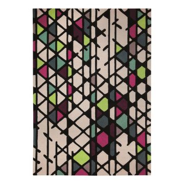 tapis moderne multicolore esprit artisan pop