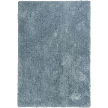 tapis shaggy relaxx bleu stone esprit