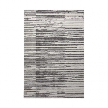 tapis gris corso moderne rayé esprit home