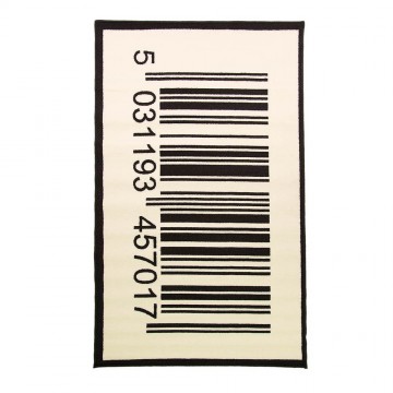 tapis flair rugs barcode blanc 