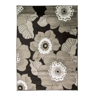 tapis moderne gris blossom flair rugs