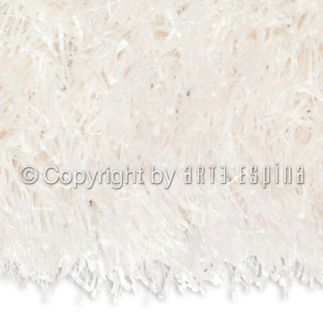 tapis shaggy beat blanc arte espina