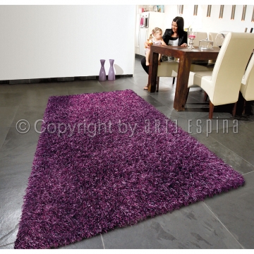 tapis violet arte espina shaggy beat