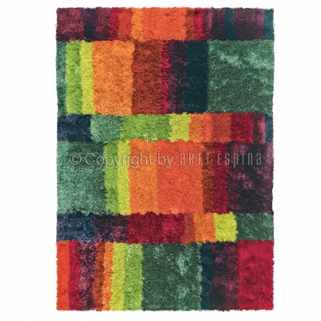tapis shaggy arte espina funky multicolore
