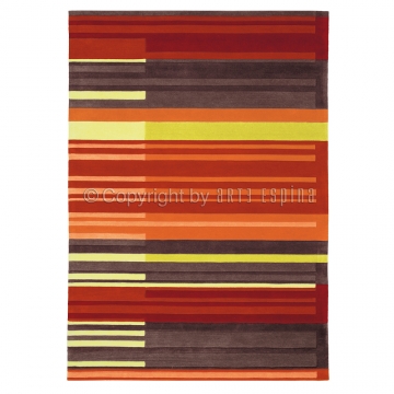 tapis colour codes orange arte espina