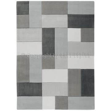tapis gris arte espina moderne reflective