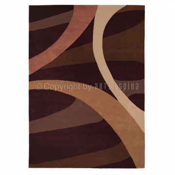tapis marron arte espina brownies