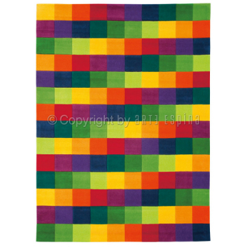 tapis colour festival graphique multicolore arte espina