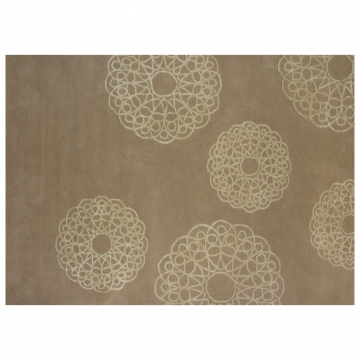 tapis en laine florence beige