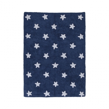 tapis enfant navy stars bleu lorena canals