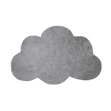 tapis enfant nuage filigree gris lilipinso