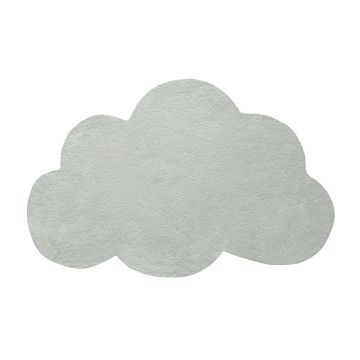 tapis enfant nuage mercury gris vert lilipinso