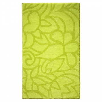 tapis de bain vert flower shower esprit home