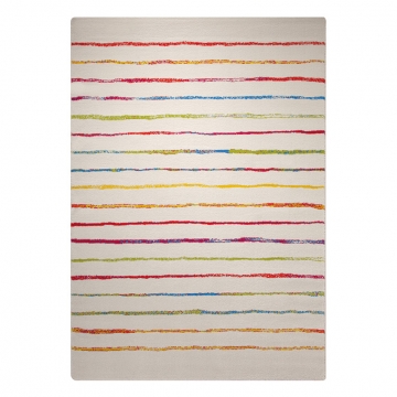 tapis blanc multicolore joyful stripes esprit home