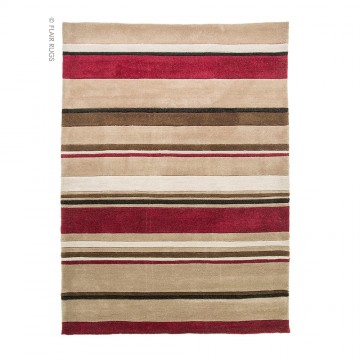 tapis flair rugs broad stripe rouge
