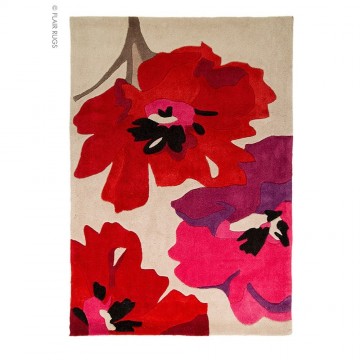 tapis flair rugs bloom rouge