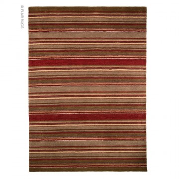 tapis flair rugs corn marron/rouge