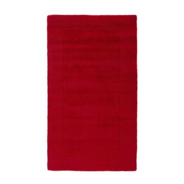 tapis uni rouge siena flair rugs