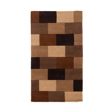 tapis moderne marron elm flair rugs