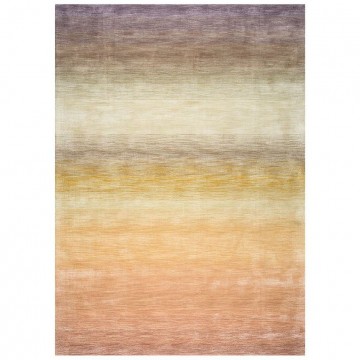 tapis laine tissé main multicolore reflect ligne pure