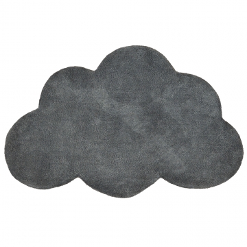 tapis enfant coton nuage gris anthracite lilipinso