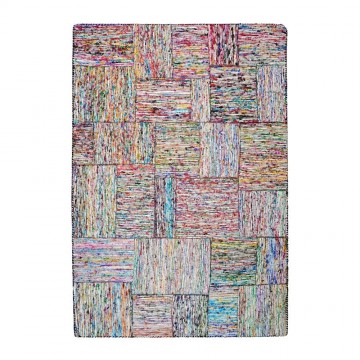 tapis en soie multicolore clair the rug republic silk lane