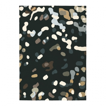 tapis xian confetti noir brink & campman