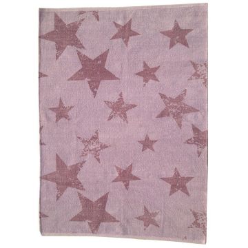 tapis enfant réversible vintage star violet lorena canals