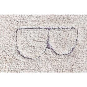 tapis lavable en cotton rugcycled abc m