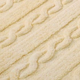 tapis lavable tressejaune vanille s 80 x 120 - lorena canals