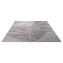 tapis moderne feather gris esprit home