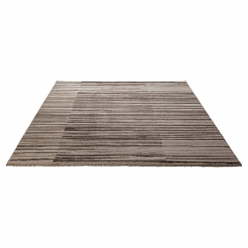 tapis moderne rayé corso esprit home beige