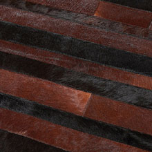 tapis jacob patchwork marron et noir home spirit